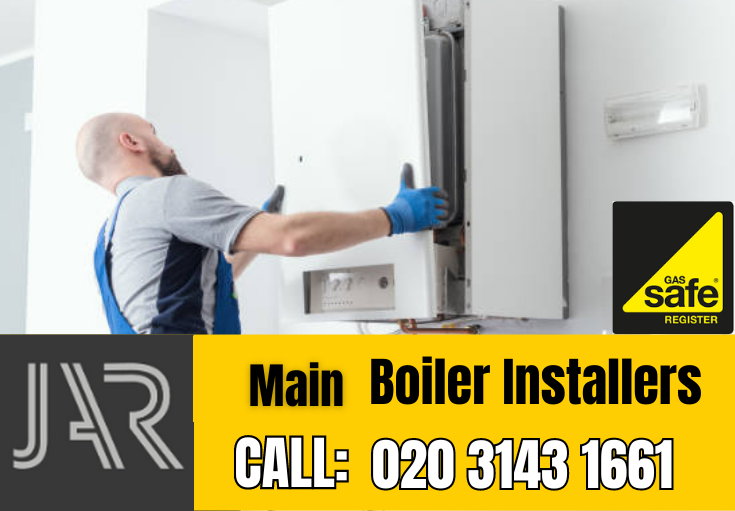 Main boiler installation Nine Elms